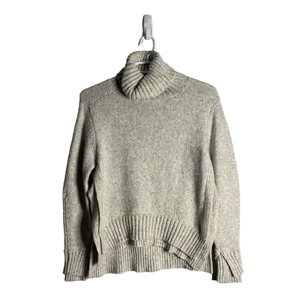Line Women's Gray Marled Soft Knit Turtleneck Sweater - Picture 1 of 8